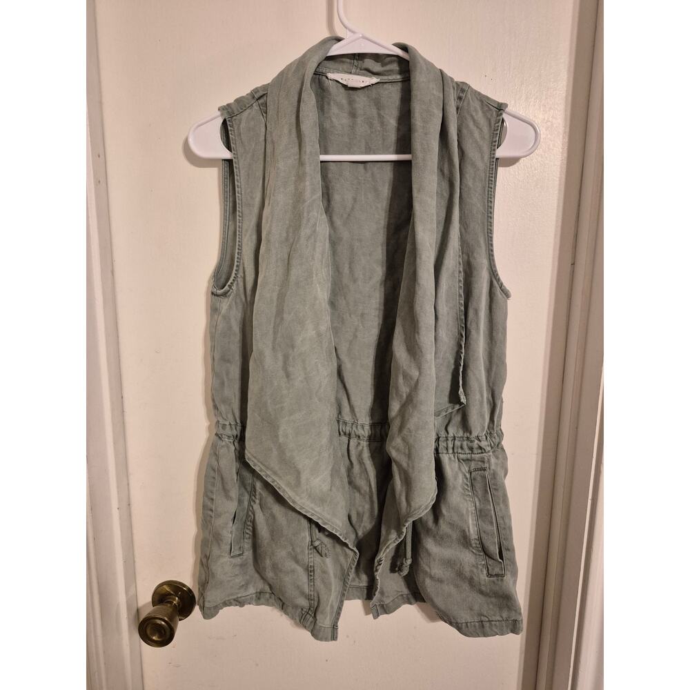 Jane + Delancey Open Front Vest size Small
